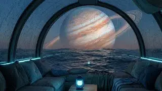 Floating on an Alien Ocean | Deep Space Ambient Music for Sleep