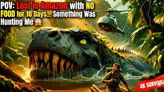 POV: Lost in the Amazon with NO FOOD for 10 Days&hellip; Something Was Hunting Me 😱 (4K Survival)