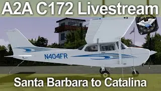 P3Dv4.4 A2A C172 Santa Barbara to Catalina