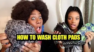 How To Wash Cloth Pads (Warning: REAL Soiled Pads)Bamboo Reusable s Sanitary Napkins