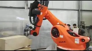 Milling Stone with Kuka Robot Kr360 and HSD 💥