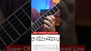 😷 One Nasty Altered Dominant Line&hellip; Lick of the Day 10 #jazzguitar #quicktip