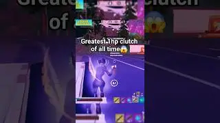 HOW DID I SURVIVE!? #1hp #clutch #fortniteclutch #storm