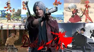 Playing DANTE in SMASH but, it's a Mii Brawler - Super Smash Bros. Ultimate