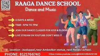 RAAGA ONLINE DANCE CLASS || CHILDREN DANCE CLASSES || DAVID || MONDAY TO FRIDAY CLASSES 5PM TO 7PM.
