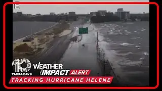 Howard Frankland Bridge closes as Hurricane Helene approaches Florida