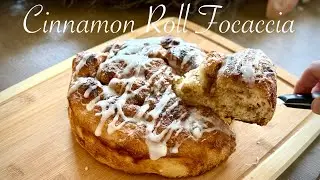 Cinnamon Roll Focaccia Bread | A Sweet Twist on an Italian Classic