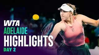 Day 2 in Adelaide featuring Andreeva, Mboko, Vondrousova, and more | WTA Match Highlights