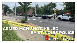 Armed suspect shot and killed by St. Louis police officer near Hyde Park
