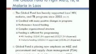 Understanding Challenges in HIV and Malaria Supply Chains in Lao People's Democratic Republic