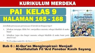 PAI KELAS 9 HALAMAN 165-168 KURIKULUM MERDEKA