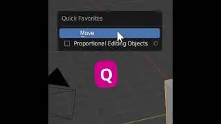 Search Menu Quick Favorites - Dantti tips series 005 #blender #b3d #digitalart