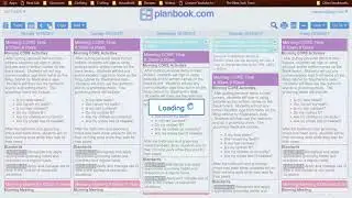 Creating a Lesson Bank for ULS on Planbook.com