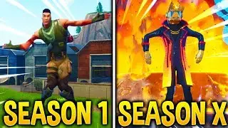 Evolution of Season Dances in Fortnite (Season 1 - Season 10)