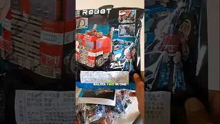 mainan robot bongkar pasang balody Transformers dua figur truck dan Optimus prime #shopping