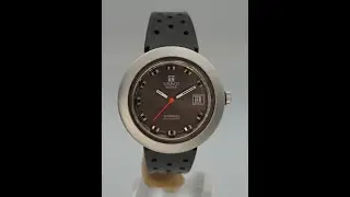 1969 Tissot Sideral Automatic men's vintage UFO watch, on the super rare original strap.