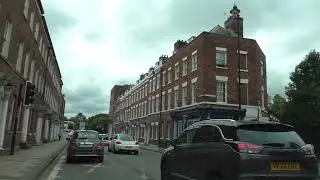 Driving On College Street, Deansway, Bridge Street & New Road, Worcester, Worcestershire, England