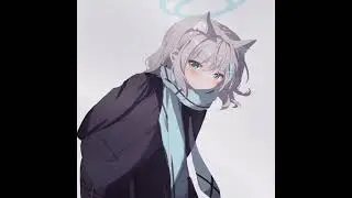 serigala yang di otak ku #fypシ゚viral #anime #bluearchiveglobal #shiroko