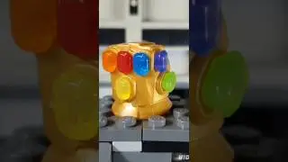 Thanos creating The Infinity Gauntlet #animation #lego #wolverine #stopmotion #shorts #marvel