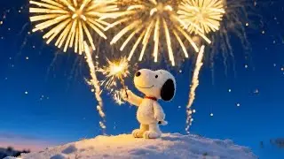 🎇 Snoopy&rsquo;s Happy New Year Night ✨ Cozy Jazz Lofi for Study & Chill 🎶 Soft Lofi Beats to Relax