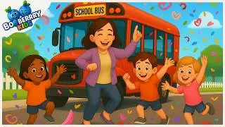 Wheels On The Bus - BooBerry Kids #NurseryRhymes #kidssong