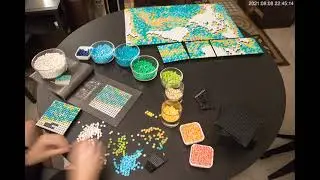 Lego World Map Build Timelapse