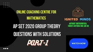 #APSET #TSSET #JL #PL #DL APSET 2020 GROUP THEORY QUESTIONS WITH SOLUTIONS PART-1 || IGNITE MINDS