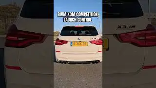 BMW X3M COMPETITION Launch control | Full review is online , click on the link in this video #bmwx3m