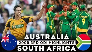 3rd ODI THRILLER Australia vs South Africa at SCG 2009