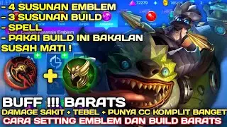 NEW PATCH 1.7.20- HOW TO SETTING THE EMBLEM AND BUILD BARATS HYPER 2022 | BARATS Emblem