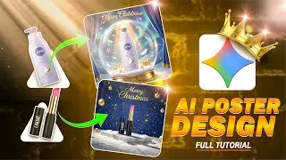 AI Se Product Poster Design Kaise Banaye | Free AI Graphic Design Tutorial