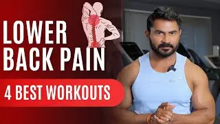 4 Best Exercises to Fix Lower Back Pain at Home 🏠💪 | No Equipment Needed || VENKAT FITNESS