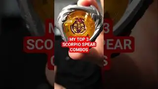 TRY THESE 3 COMBOS ON YOUR SCORPIO SPEAR! #beybladex #beyblade #beyblades #takaratomy #hasbro