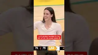 Caitlin Clark was heated at the referees 🤬