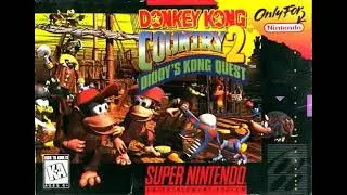 Donkey Kong Country 2; Diddy's Kong Quest SNES Soundtrack 2 16  Player Down In a Snow Bound Land