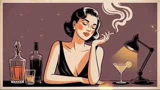 Vintage Winter Jazz Bar ❄️ 1940s Cozy Nostalgic Jazz for Relax, Study & Coffee Time