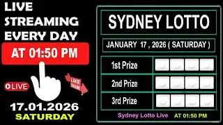 Sydney Lotto Live Result January 17, 2026 | Lotto Live