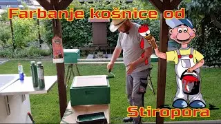 Farbanje kosnice od STIROPORA