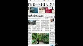 the hindu #the hindu #dailynews #dailynewspaper #todaynewsLive News Show: Stay Information