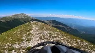 Monte Crepacuore - sul cucuzzolo della montagna (helmet view) 05/07/2025 #wildebikersteam #emtb