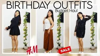 Winter Birthday Outfit Haul 🛍️ | H&M Haul | Birthday DRESSES | Myntra winter haul 