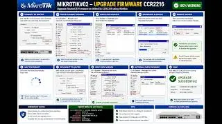 Mikrotik#02 - Upgraded Firmware CCR2216 #mikrotik #config #huawei #cisco #fortnite #panabit #pa