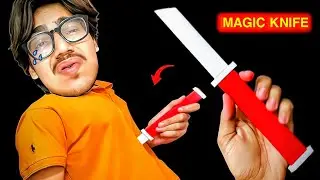 Magic Paper Knife Prank! 😱😂 | Paper craft 