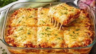 Ужин получился очень вкусным! Очень просто, быстро и вкусно! Ленивая лазанья по маминому рецепту! 😋