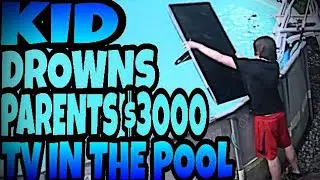 В FORTNITE РЕБЕНОК УТОПИЛ В БАССЕЙНЕ ТЕЛЕВИЗОР РОДИТЕЛЕЙ ЗА 3000 ДОЛЛАРОВ!!!