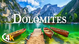 DOLOMITES - Italy Relaxation Film 4K - Peaceful Relaxing Music - Nature 4K Video Ultra HD