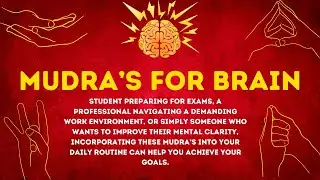 Mudra&rsquo;s for brain to increasing concentration | focus | sharpness|
