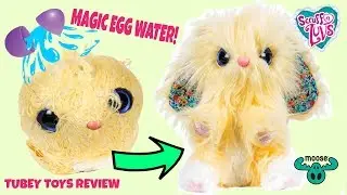 Blossom Bunnies in Water SCRUFF A LUVS in Water Pet Rescue Easter Bunny IRL! Moose Toys Tubey
