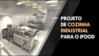 Como fazer um projeto de cozinha industrial pequena ( hamburgueria) para o IFood.