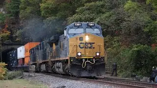 Fall Railfanning in Mine Dock Park NY | 10/17/25